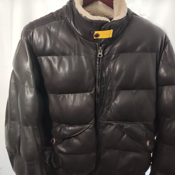 Parajumpers XL Kristof Lambskin Leather Bomber Jacket – Like New - Picture 3 of 9